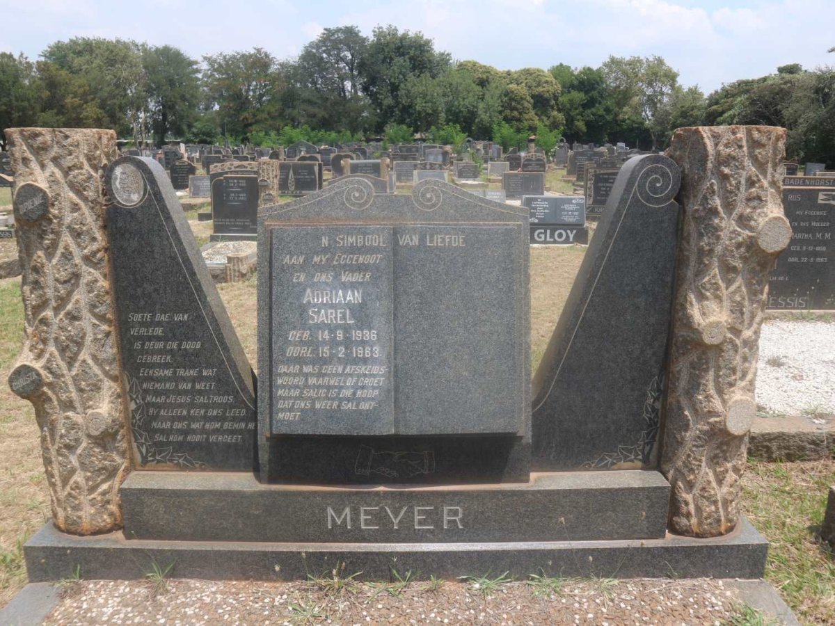 MEYER Adriaan Sarel 1936-1963