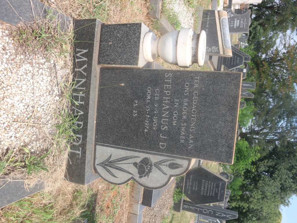 MYNHARDT Stephanus J.D. 1909-1974