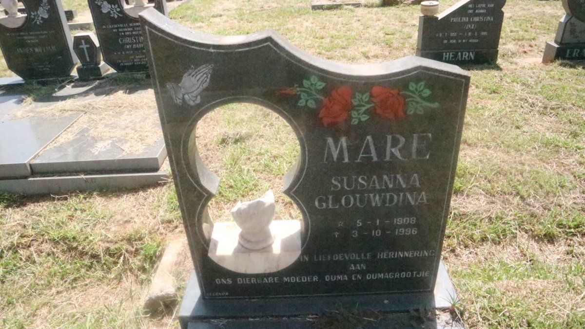MARE Susanna Glouwdina 1908-1996