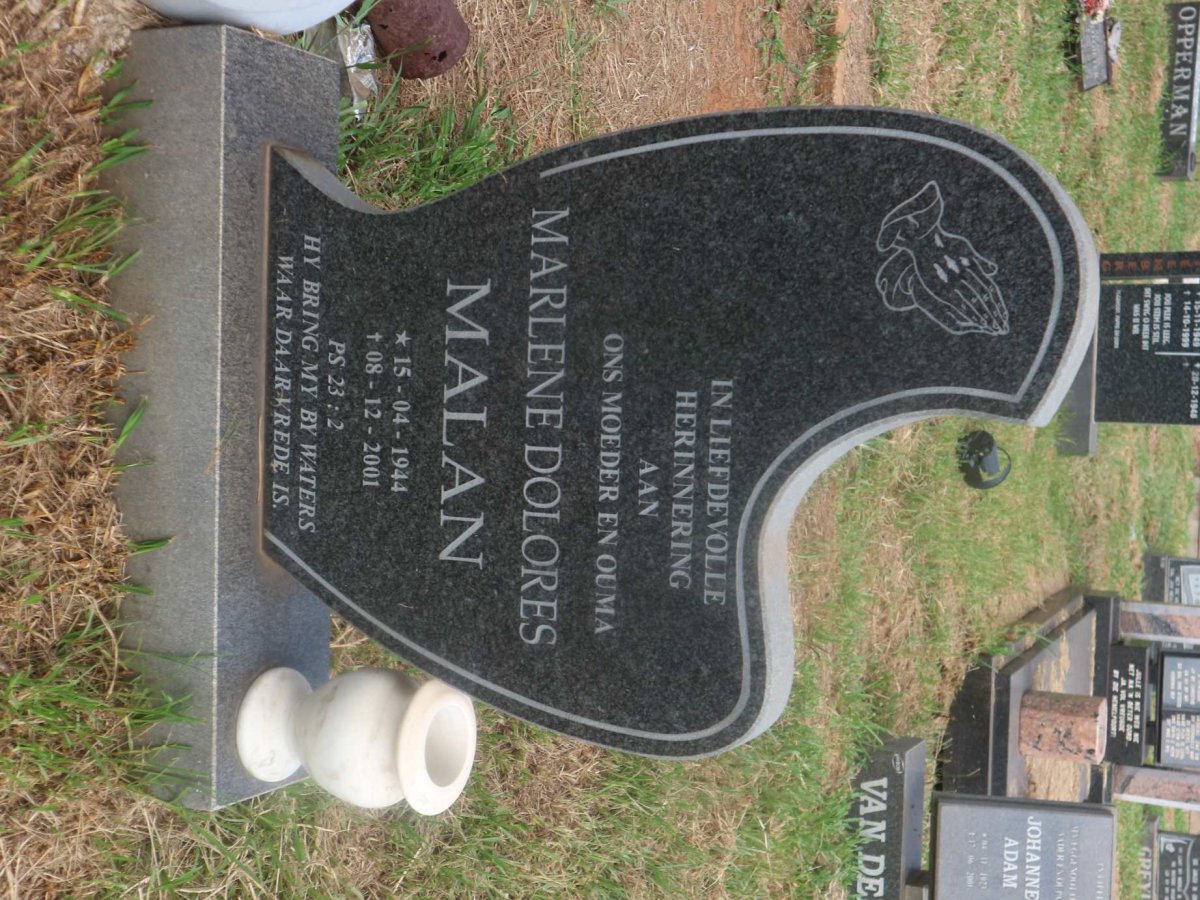 MALAN Marlene Dolores 1944-2001