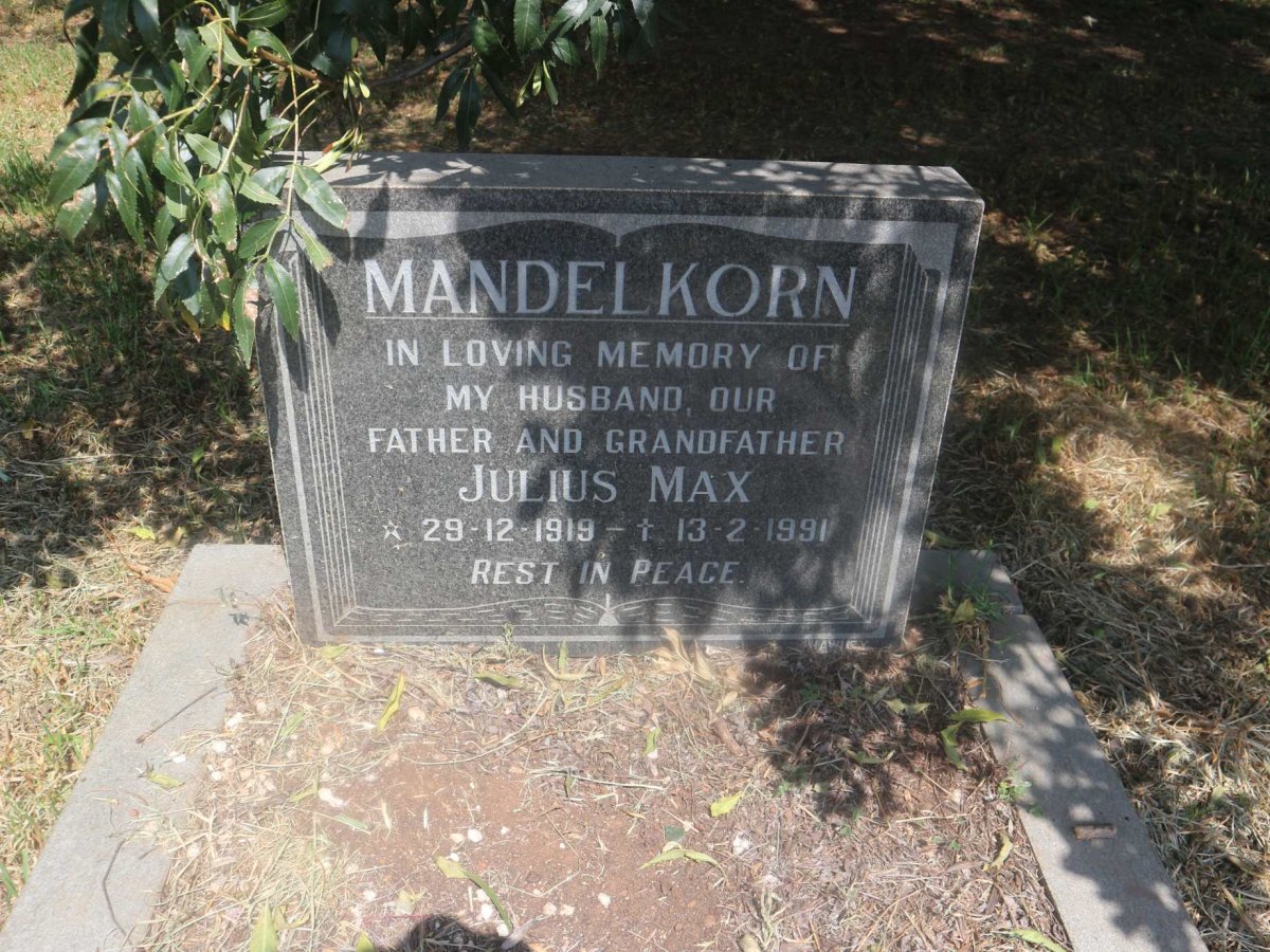 MANDELKORN Julius Max 1919-1991