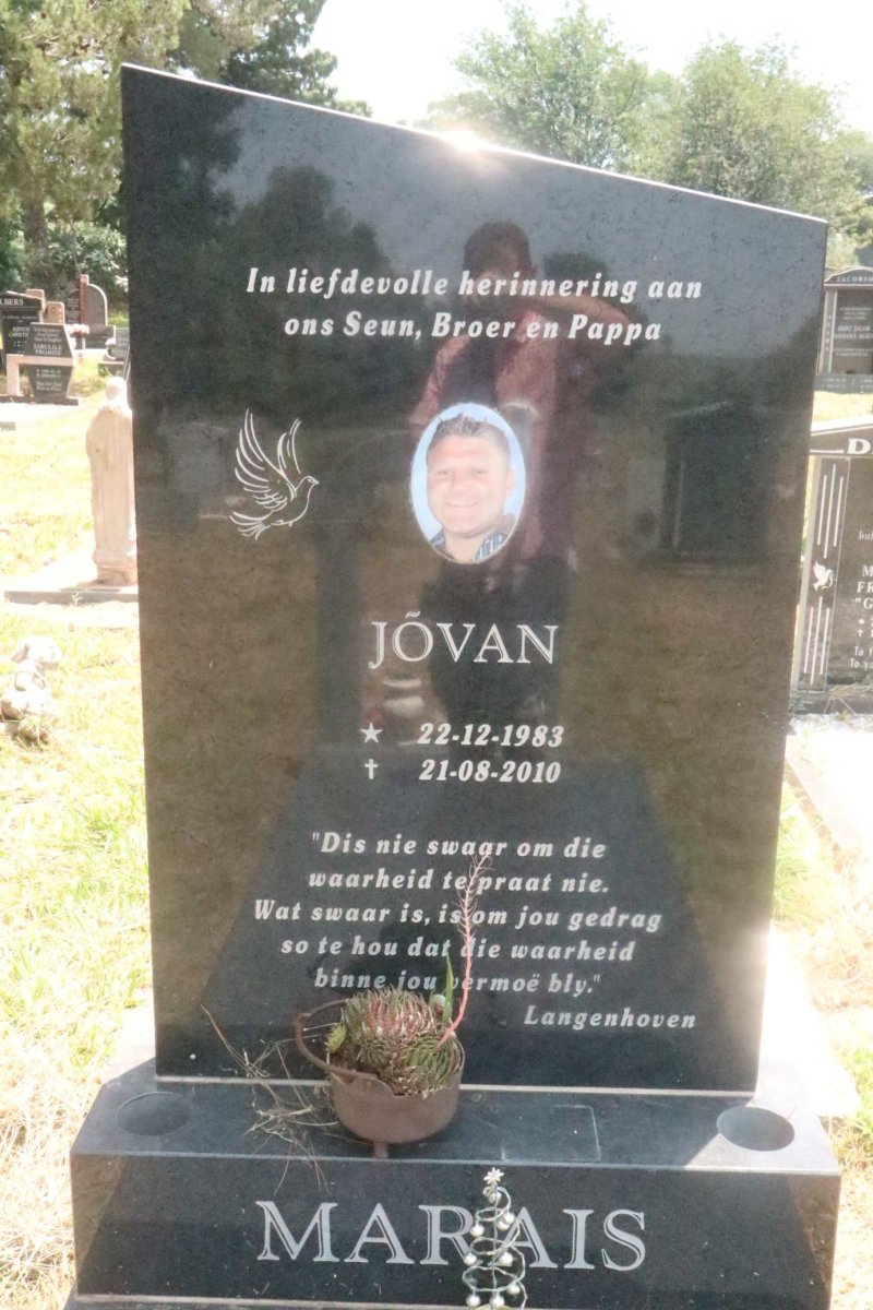 MARAIS Jovan 1983-2010
