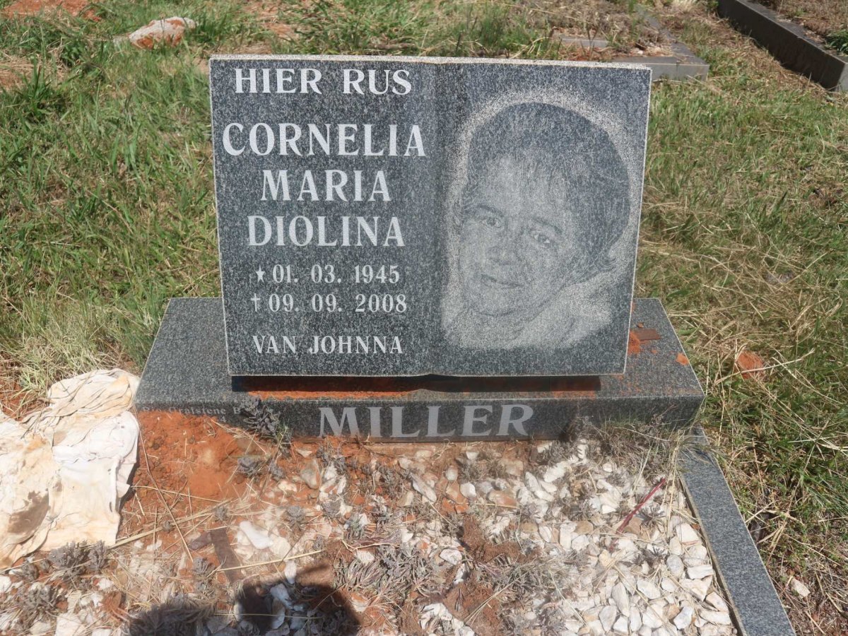 MILLER Cornelia Maria Diolina 1945-2008