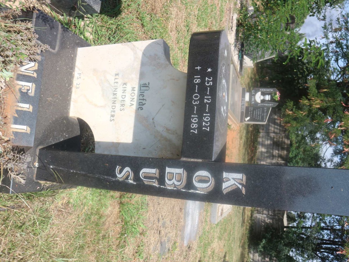 NELL Kobus 1927-1987