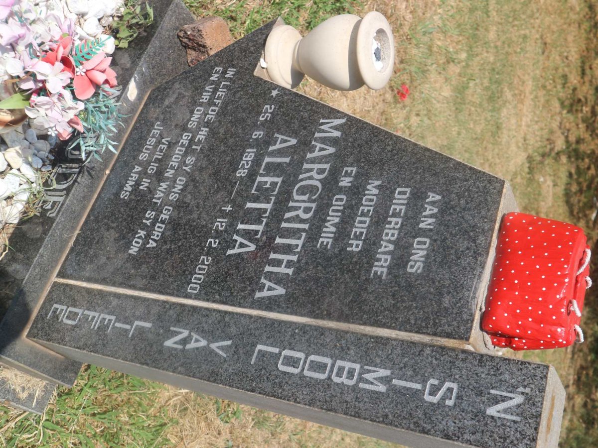 NAUDE Margritha Aletta 1928-2000