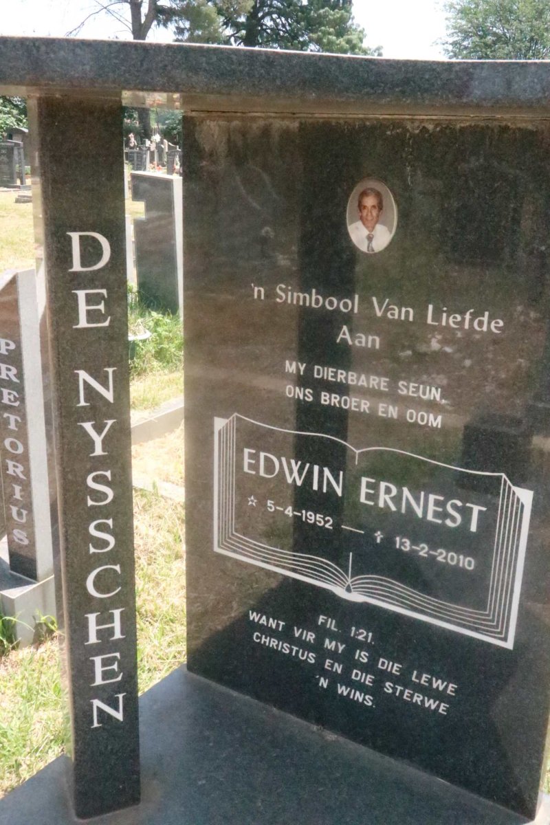 NYSSCHEN Edwin Ernest, de 1952-2010