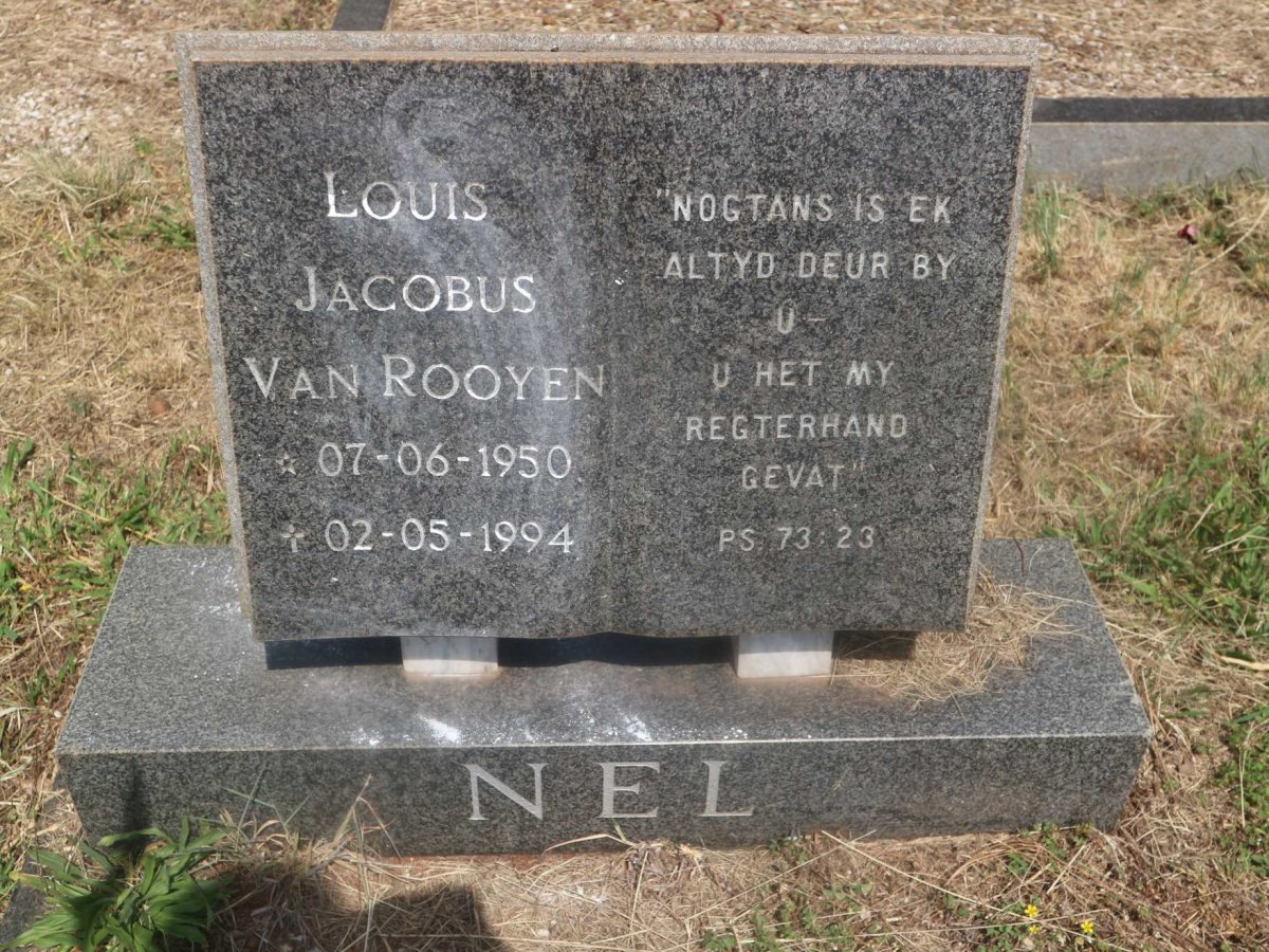 NEL Louis Jacobus van Rooyen 1950-1994