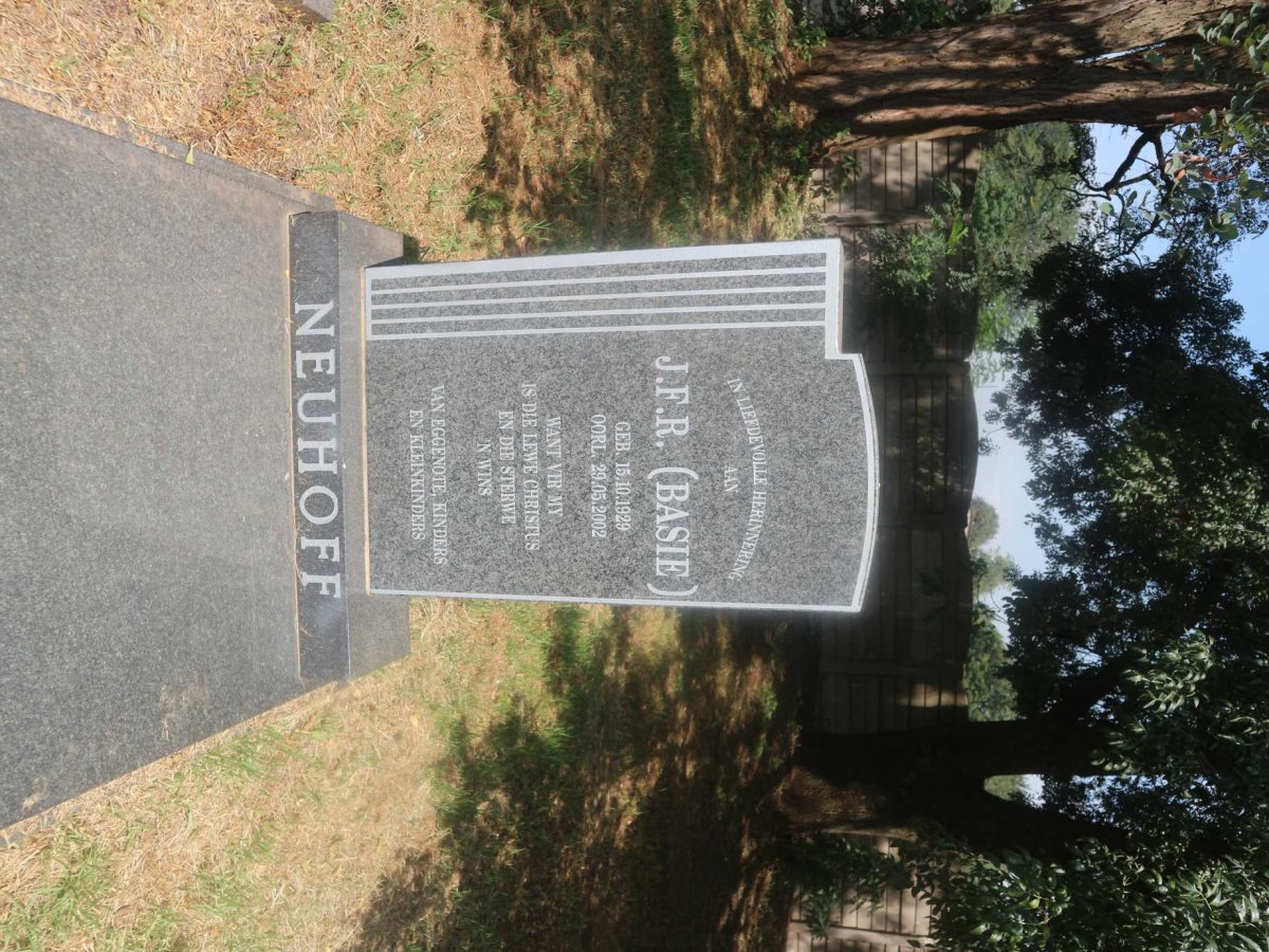 NEUHOFF J.F.R. 1929-2002
