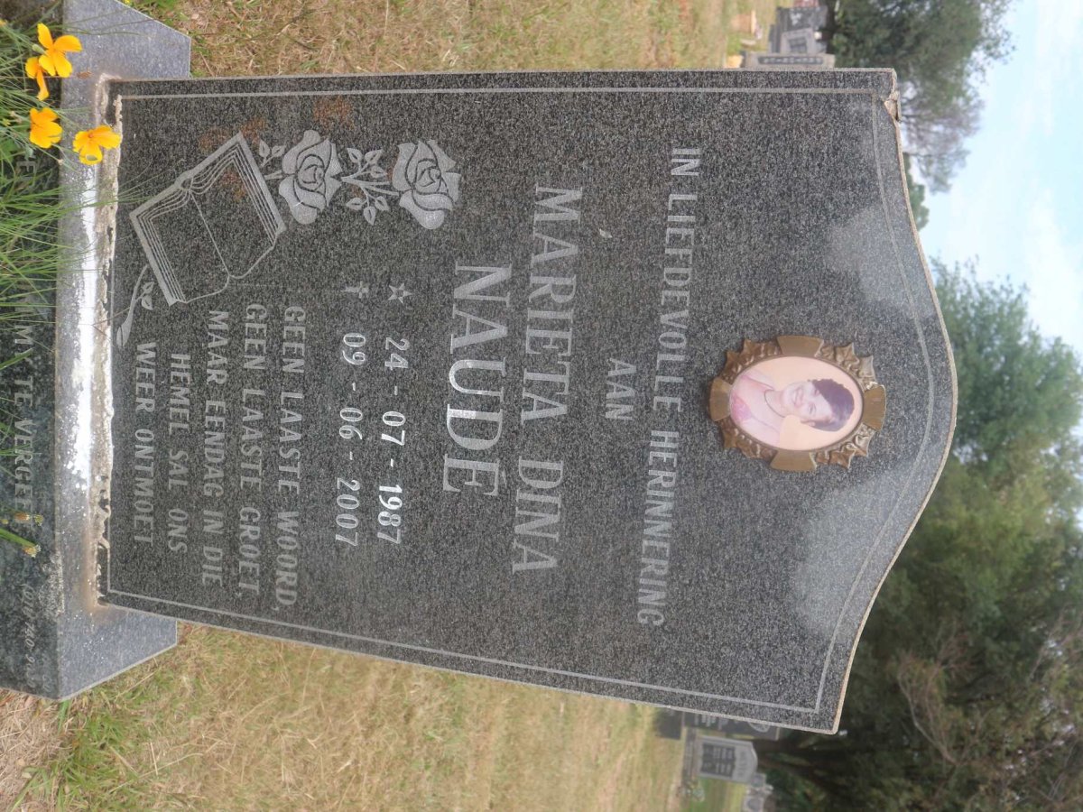 NAUDE Marieta Dina 1987-2007