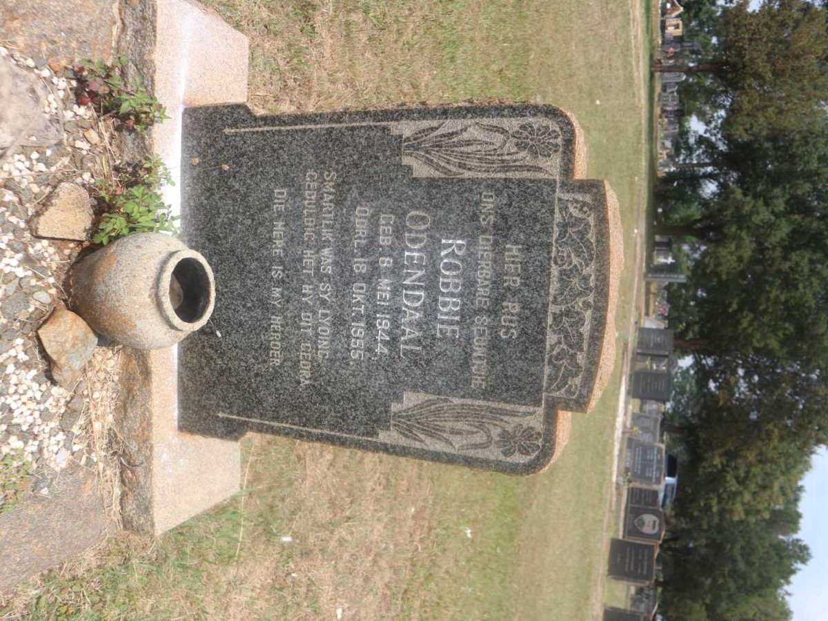 ODENDAAL Robbie 1944-1955
