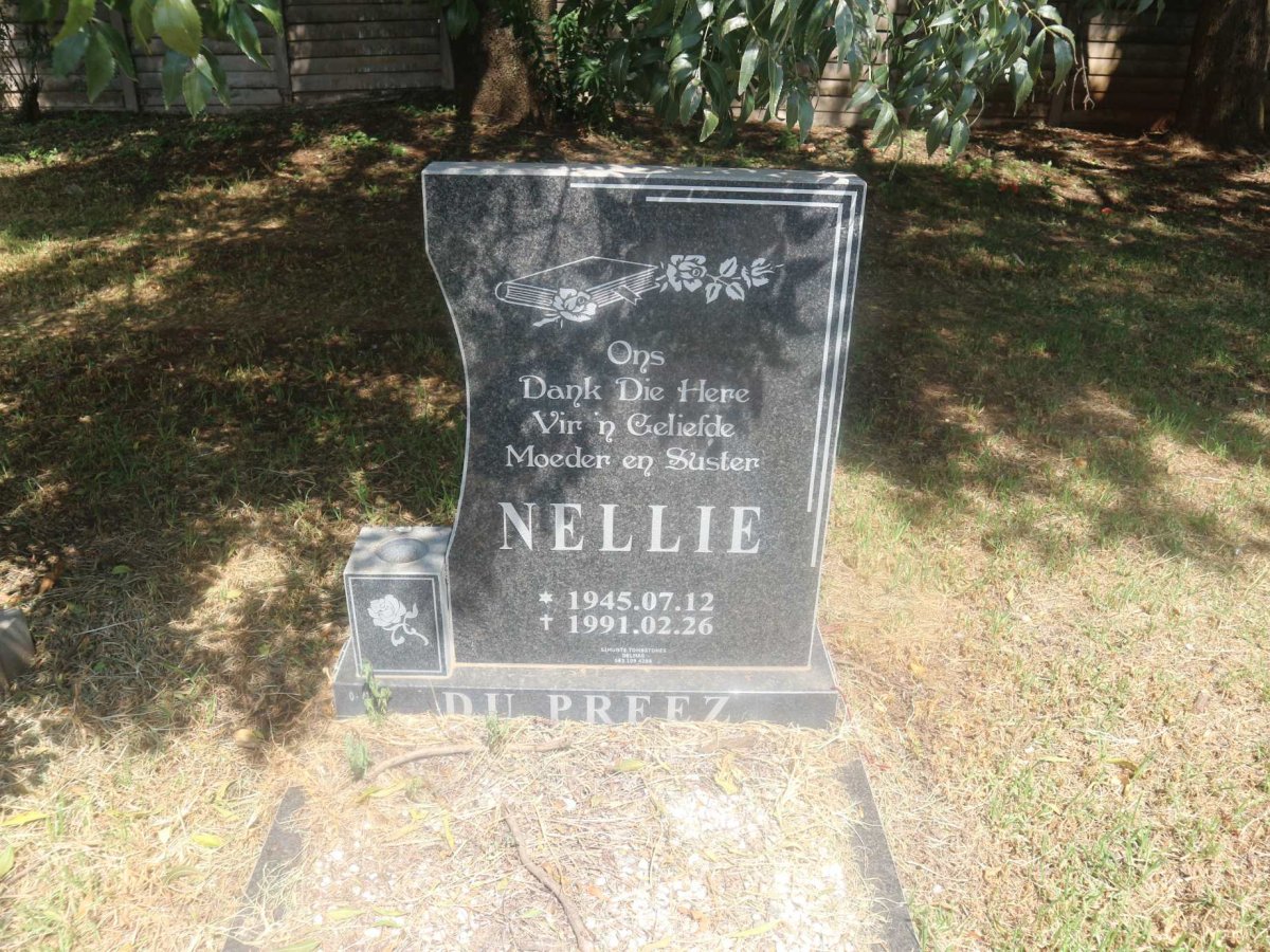 PREEZ Nellie, du 1945-1991
