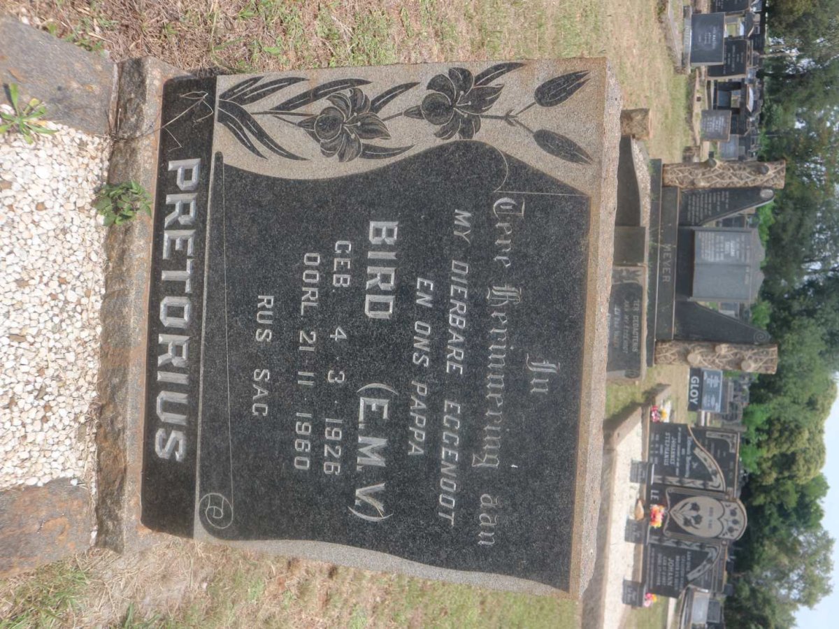 PRETORIUS E.M.V. 1926-1960