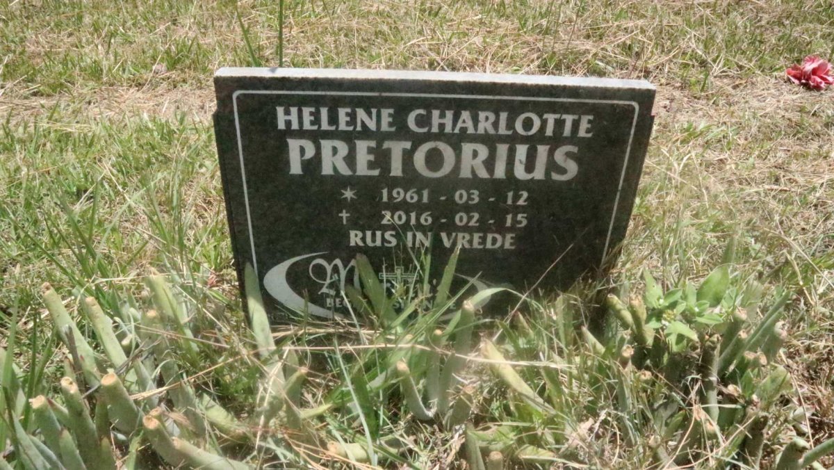 PRETORIUS Helene Charlotte 1961-2016