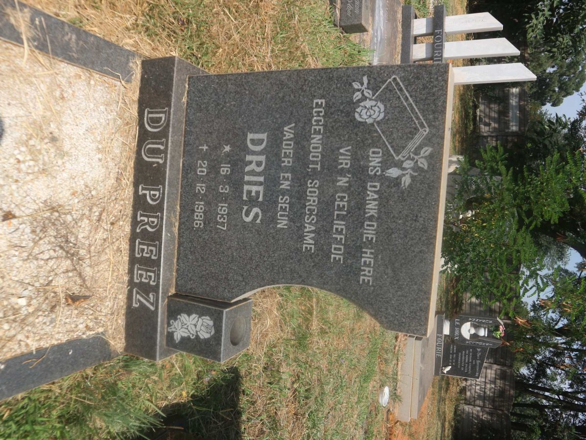 PREEZ Dries, du 1937-1986