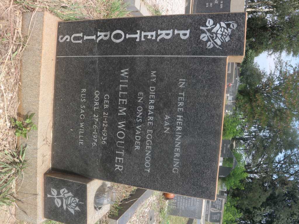 PRETORIUS Willem Wouter 1936-1976