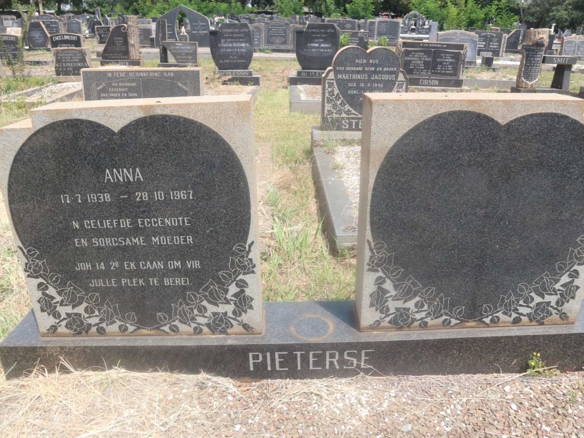 PIETERSE Anna 1938-1967
