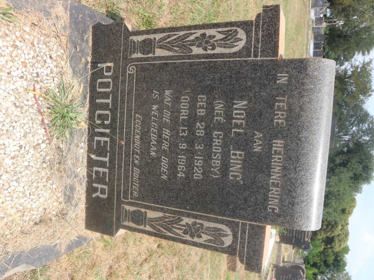 POTGIETER Noel nee CROSBY 1920-1964