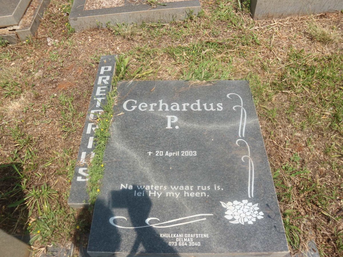 PRETORIUS Gerhardus P. -2003