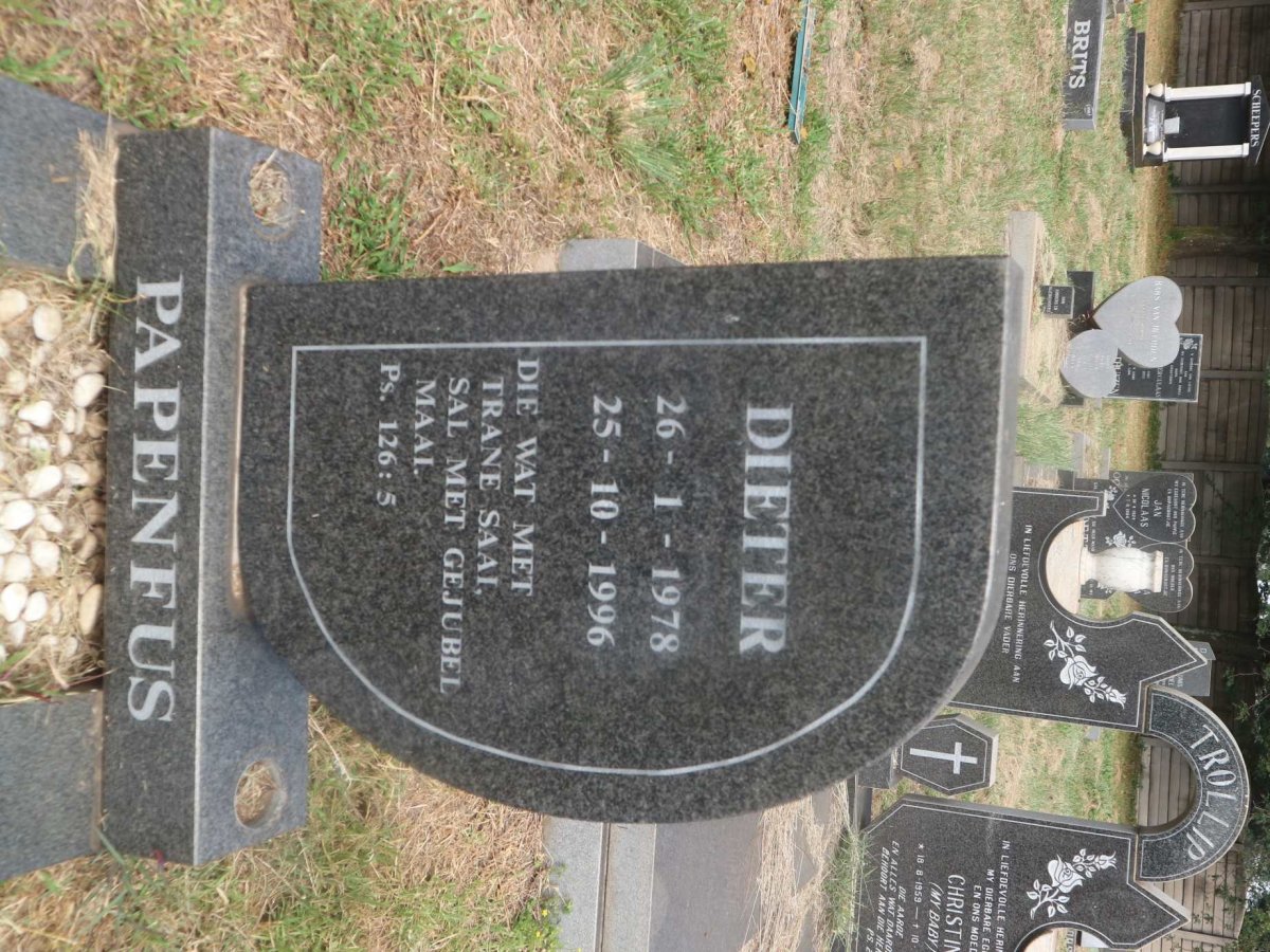 PAPENFUS Dieter 1978-1996