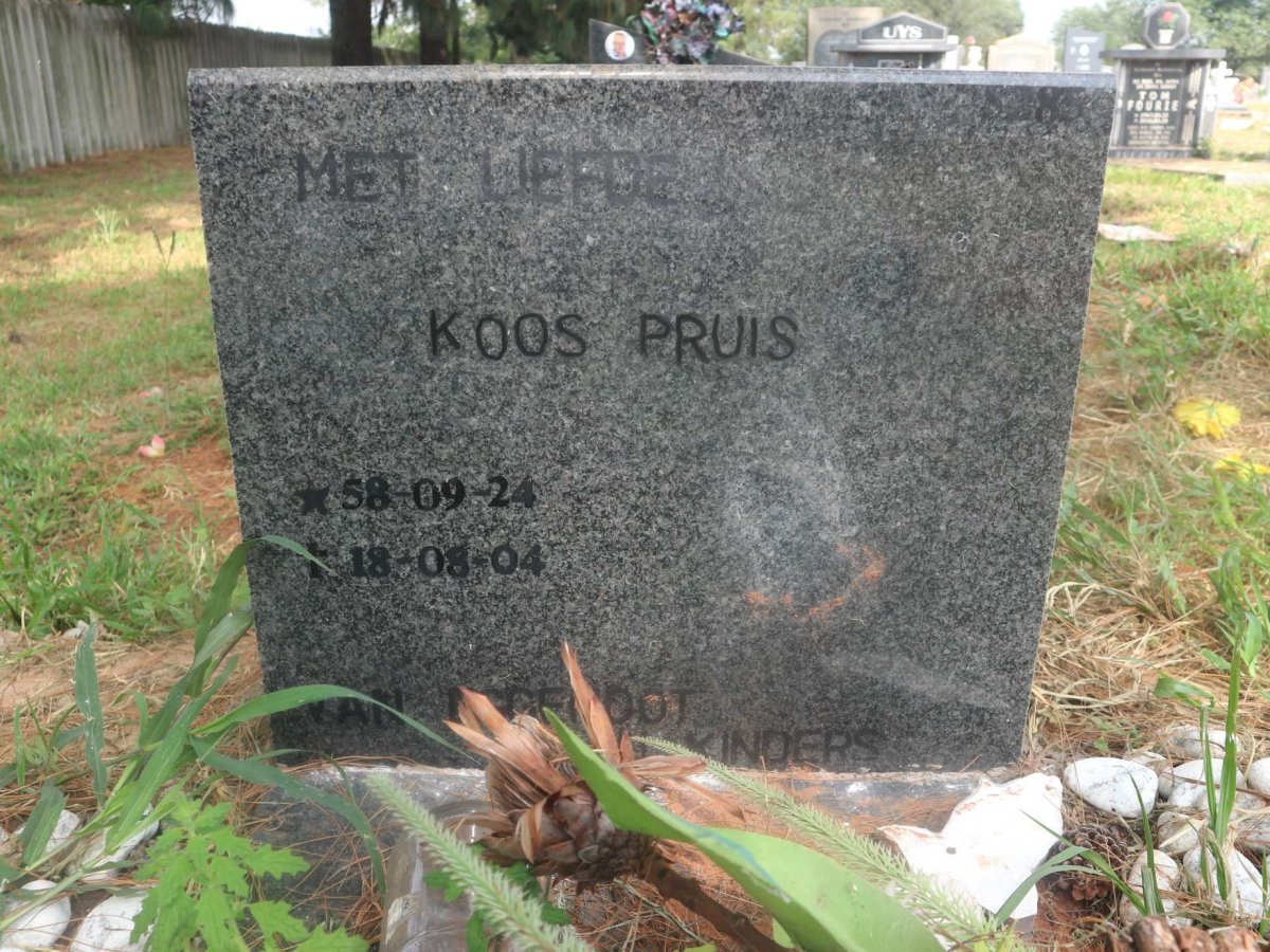 PRUIS Koos 1958-2018