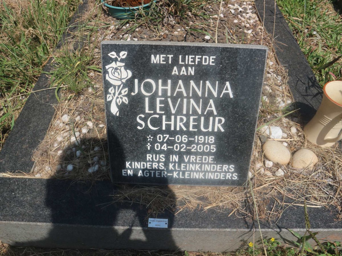 SCHREUR Johanna Levina 1918-2005