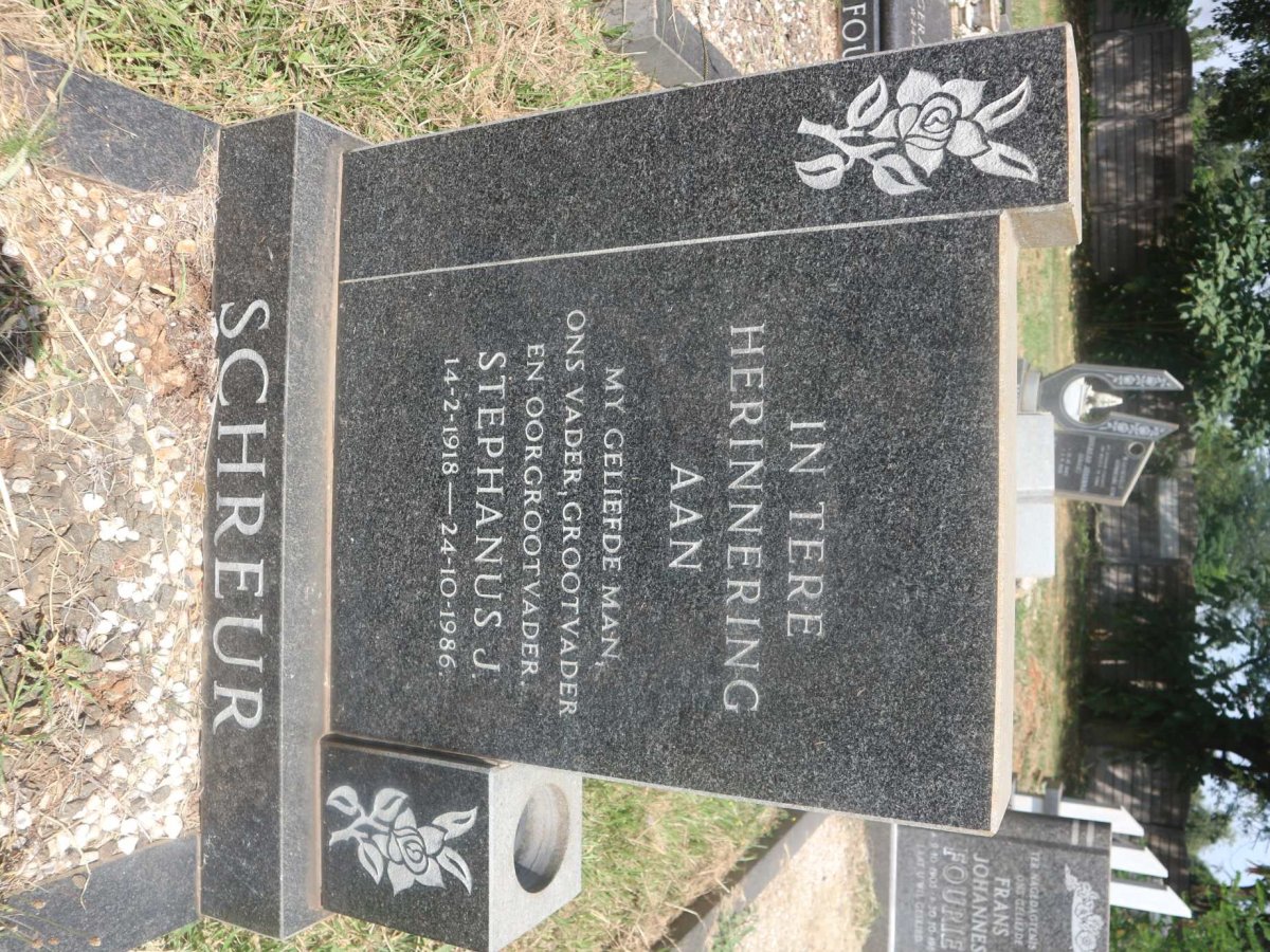 SCHREUR Stephanus J. 1918-1986