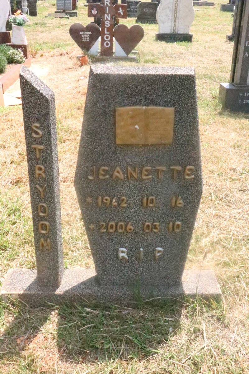 STRYDOM Jeanette 1942-2006