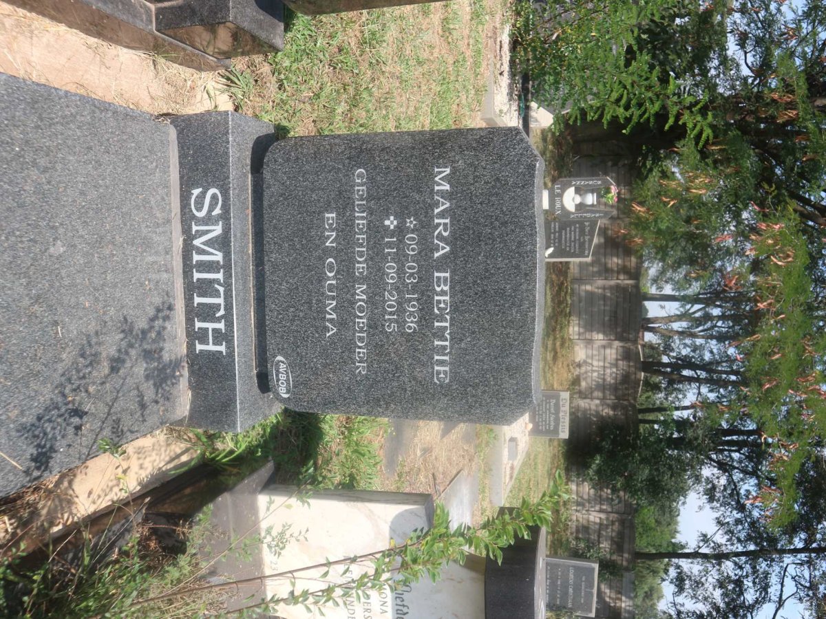 SMITH Mara Bettie 1936-2015