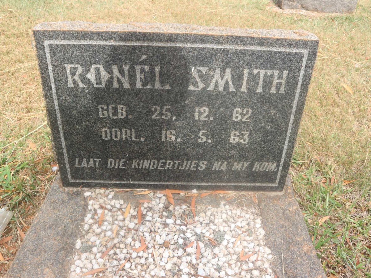 SMITH Ronél 1962-1963