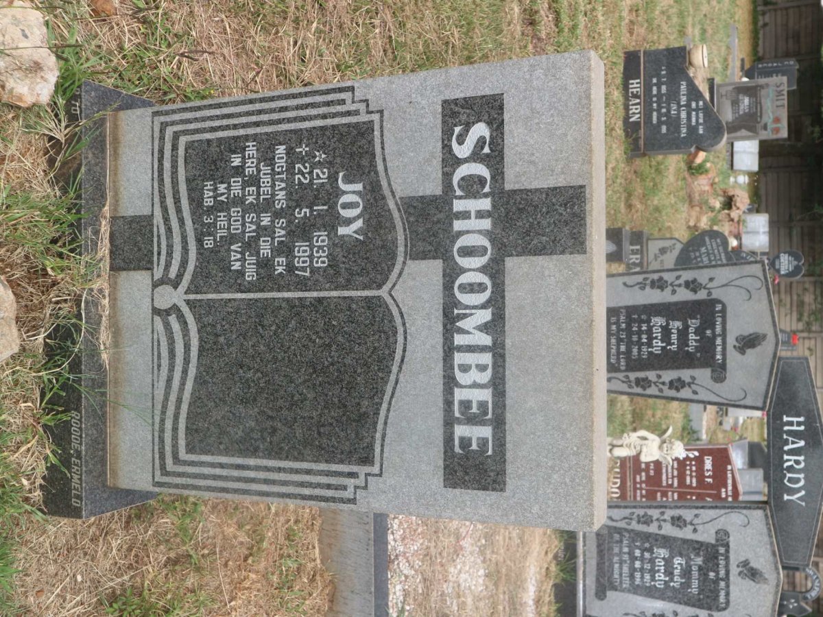 SCHOOMBEE Joy 1939-1997