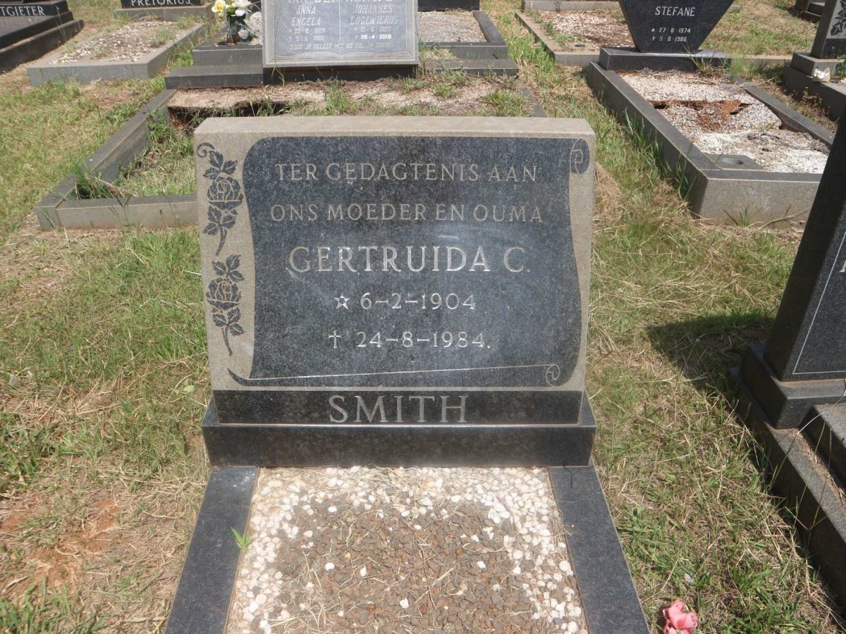 SMITH Gertruida C. 1904-1984