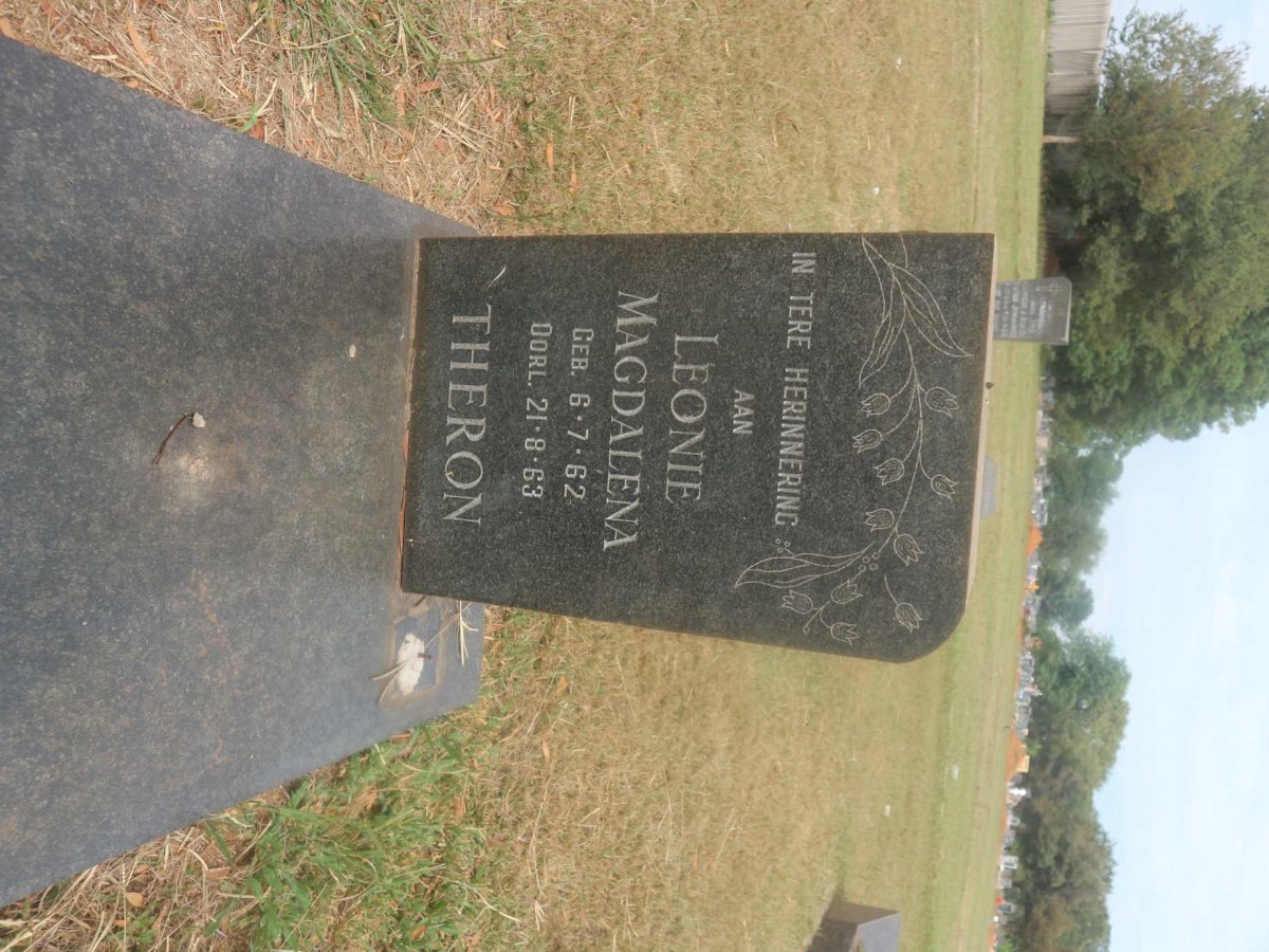THERON Leonie Magdalena 1962-1963