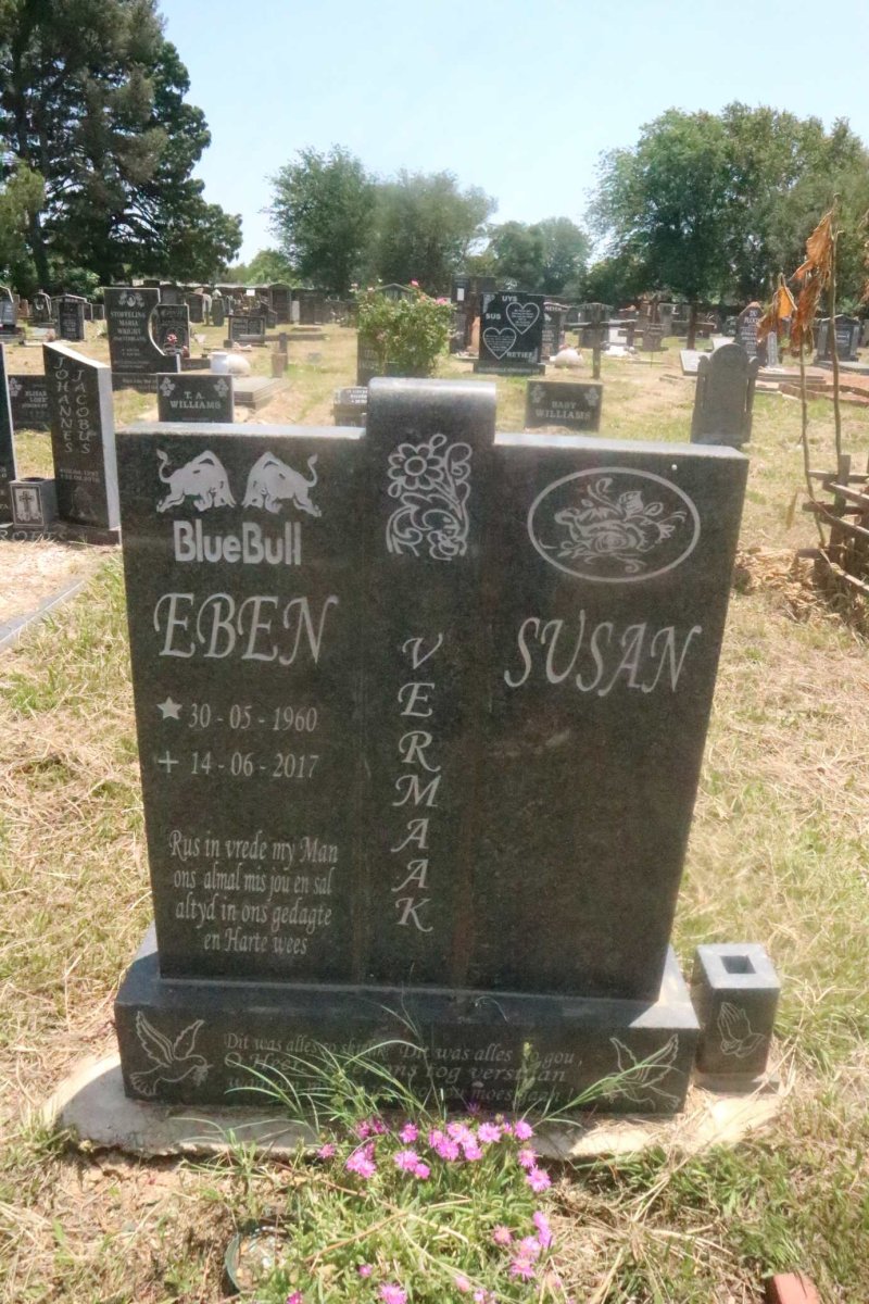 VERMAAK Eben 1960-2017 &amp; Susan