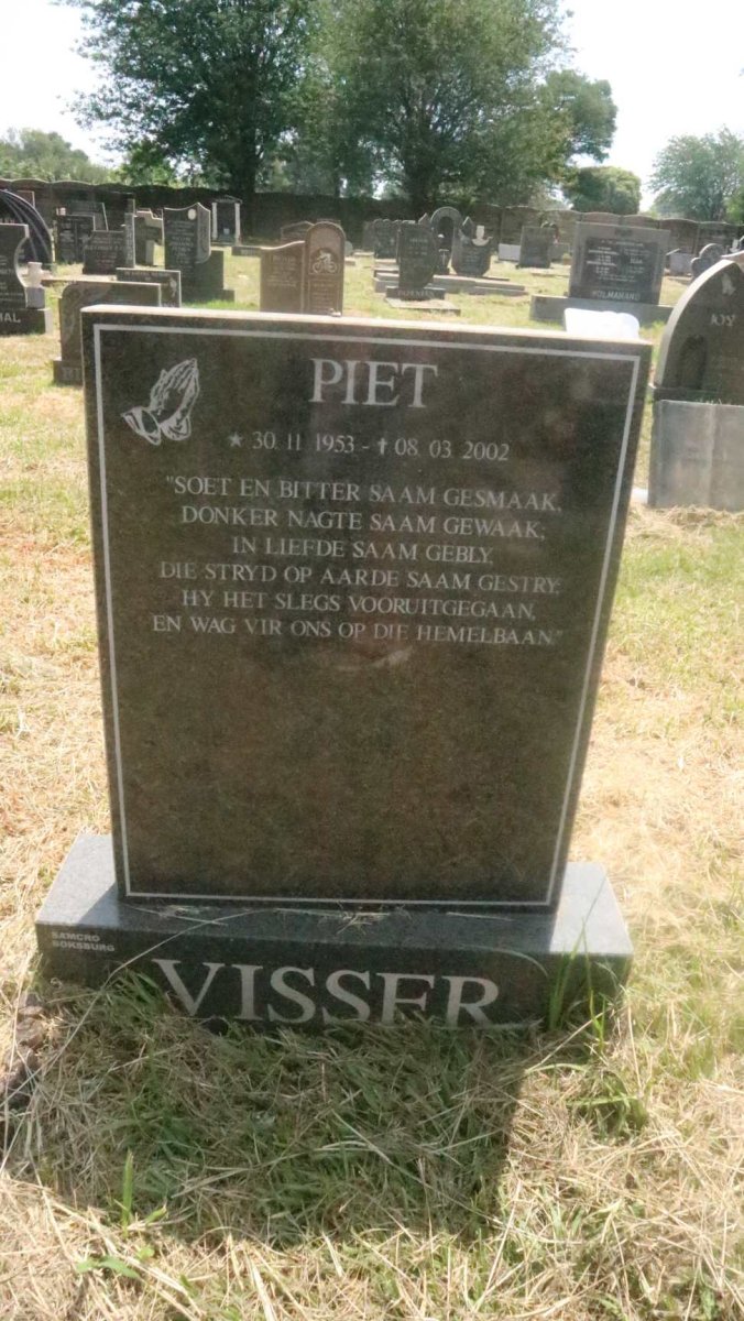 VISSER Piet 1953-2002