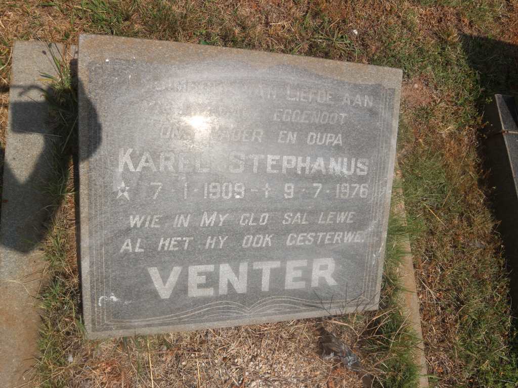 VENTER Karel Stephanus 1909-1976