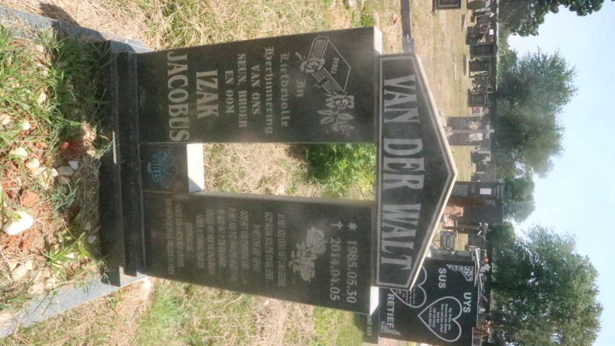 WALT Izak Jacobus, van der 1985-2014