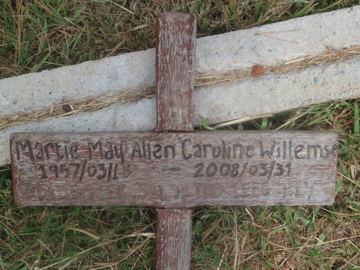 WILLEMSE Martie May Allen Caroline 1957-2008