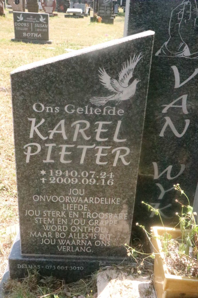 WYK Karel Pieter, van 1940-2009