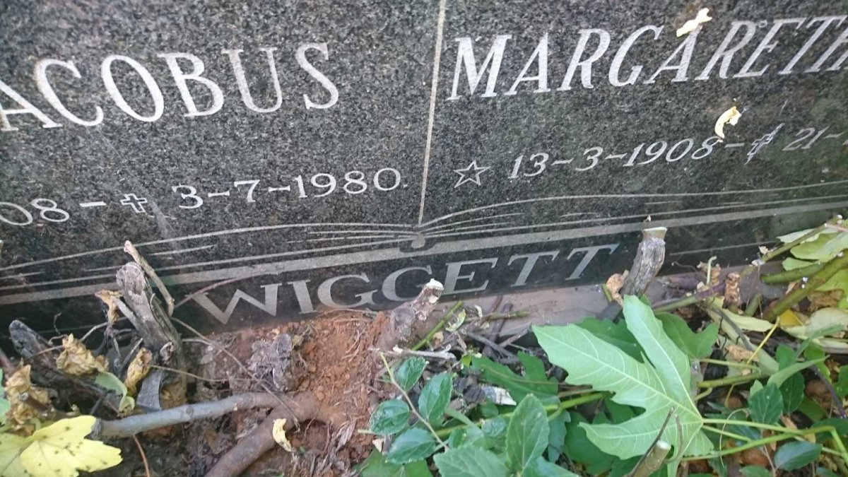 WIGGETT Carel Jacobus 1908-1980 &amp; Margaretha Maria 1908-1992