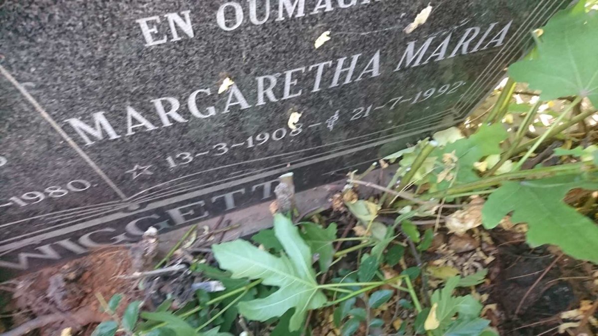 WIGGETT Carel Jacobus 1908-1980 &amp; Margaretha Maria 1908-1992