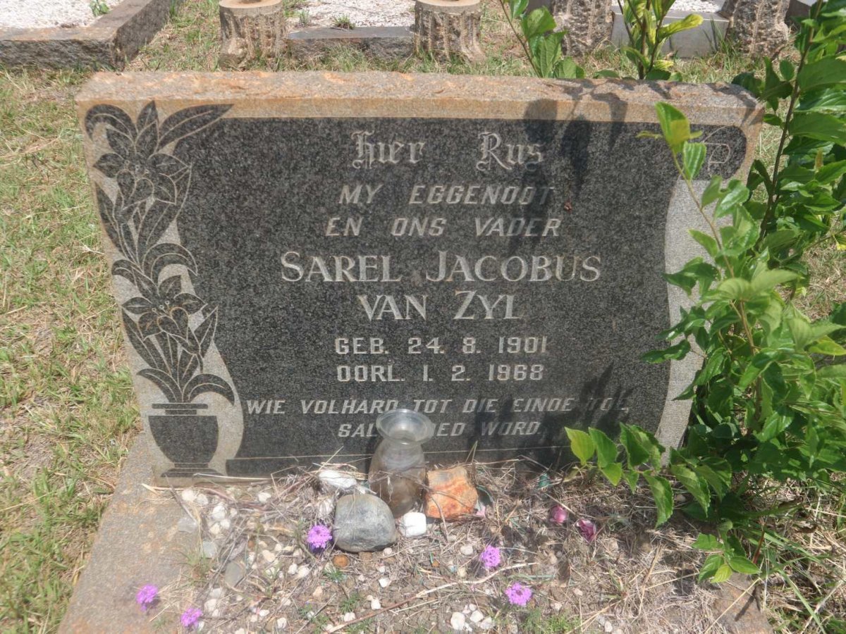 ZYL Sarel Jacobus, van 1901-1968