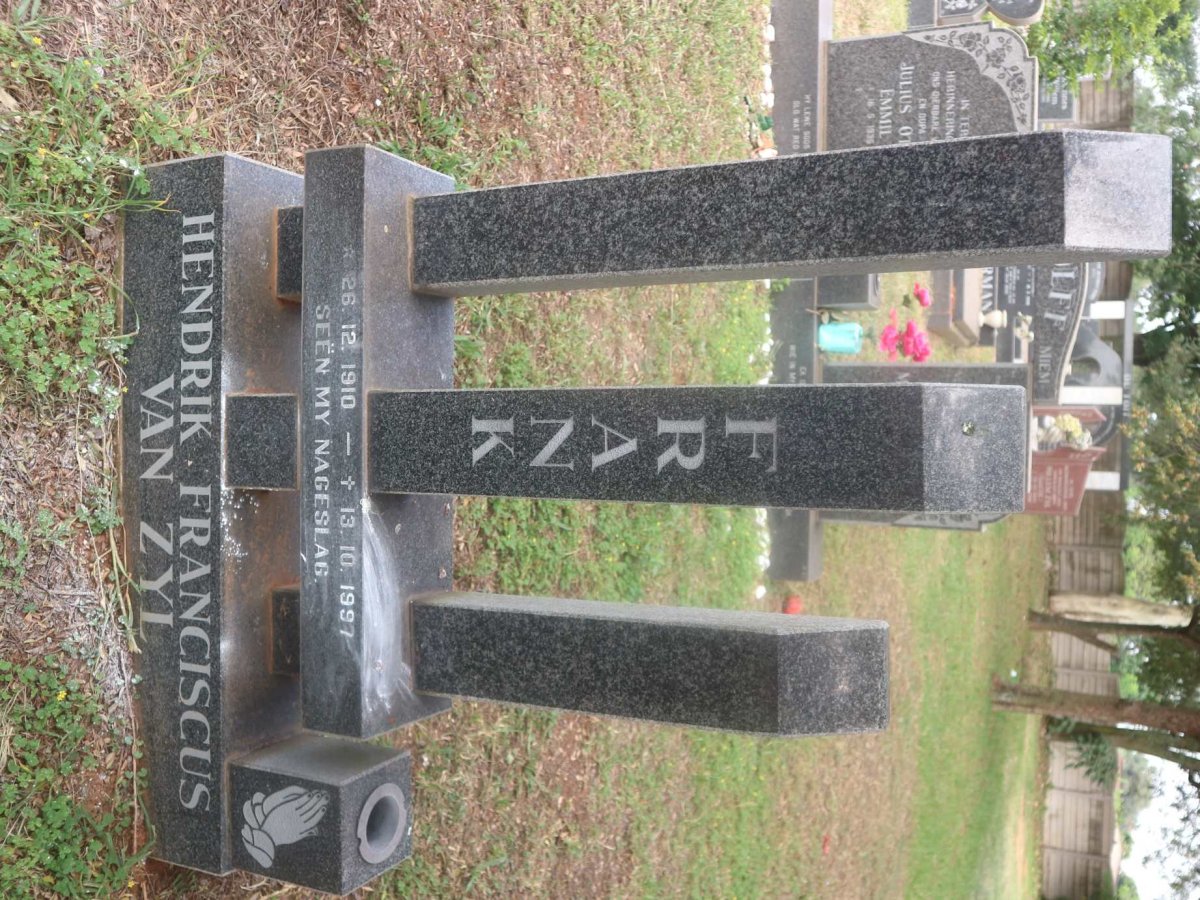 ZYL Hendrik Franciscus, van 1910-1997