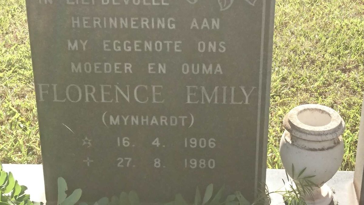 ? Florence Emily nee MYNHARDT 1906-1980