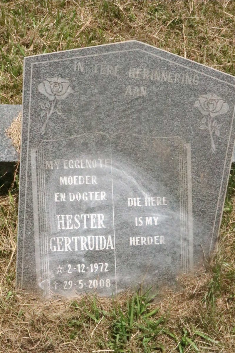? Hester Gertruida 1972-2008