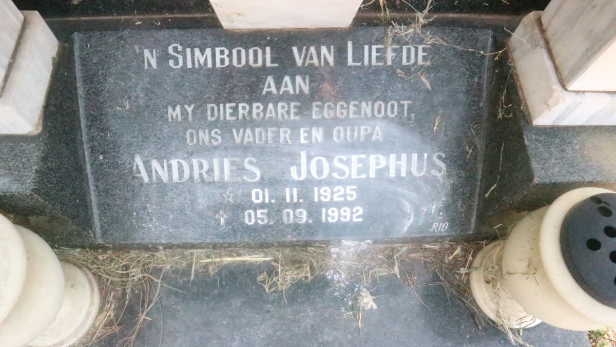 ? Andries Josephus 1925-1992