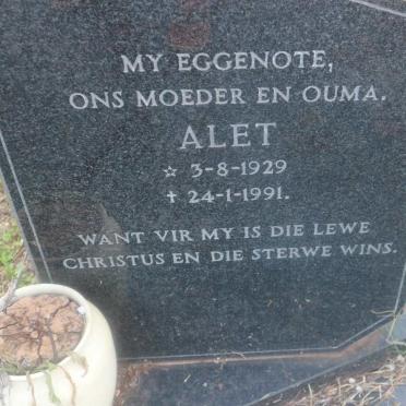 ? Alet 1929-1991