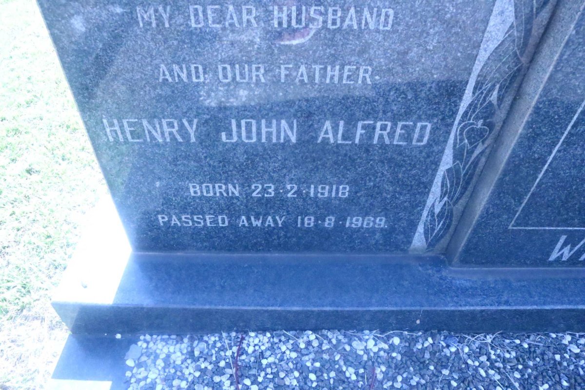 W? Henry John Alfred 1918-1969