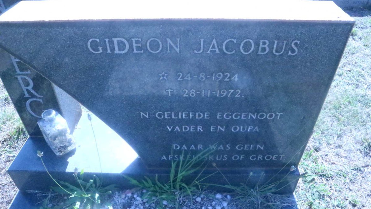 ?ERC Gideon Jacobus 1924-1972