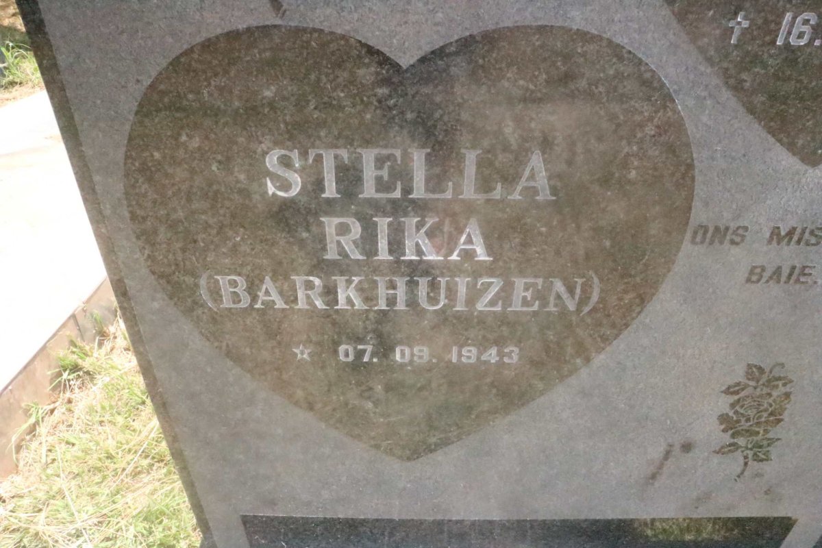 ? Stella Rika nee BARKHUIZEN 1943-