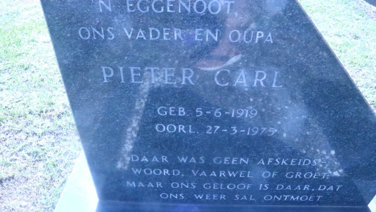 ? Pieter Carl 1919-1975